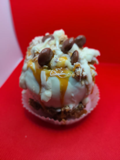 Cheesecake Filled Apple Dipped